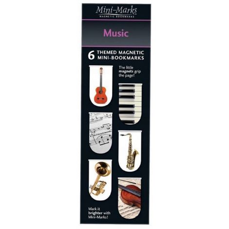 Zakładki magnetyczne Minimarks Music 6szt